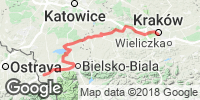 Track GPS Greenway Kraków - Cieszyn